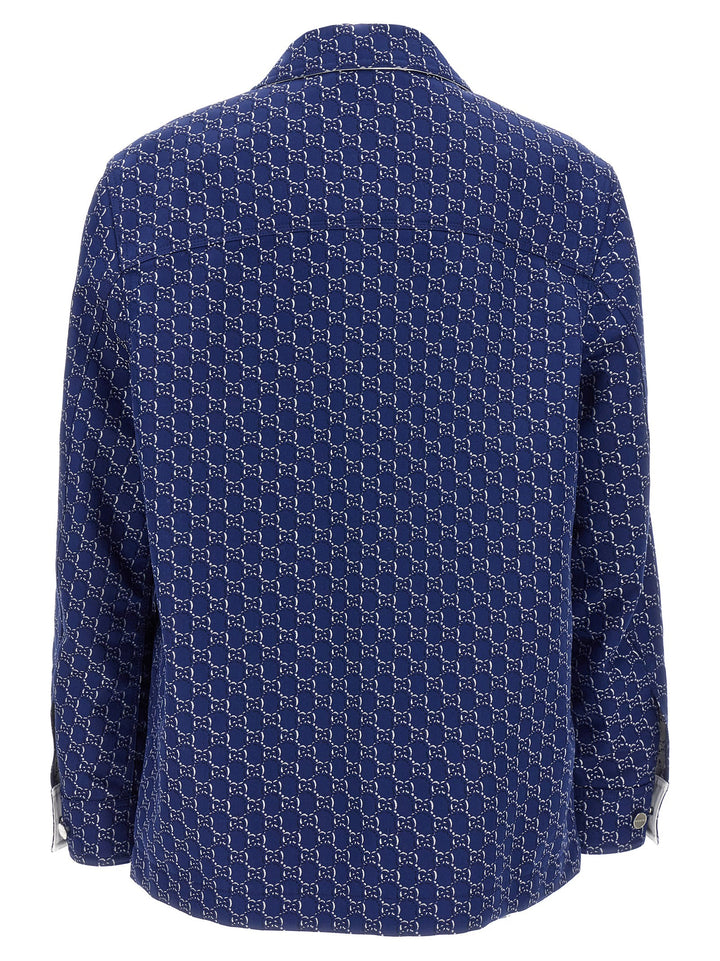 Gucci Gg Shadow Puffer Jackets - Blu | 5aa56fa6afc421edecaea23d436f379f8c29baea