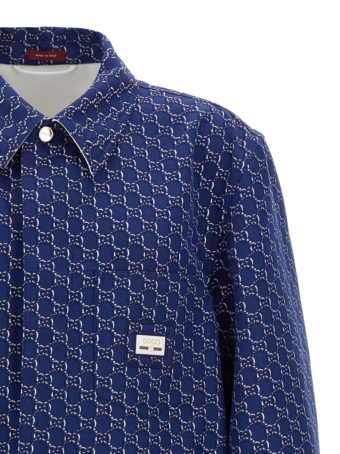 Gucci Gg Shadow Puffer Jackets - Blu | 05a05a1c07690e74fa8fcb020729ff75bac94aa7