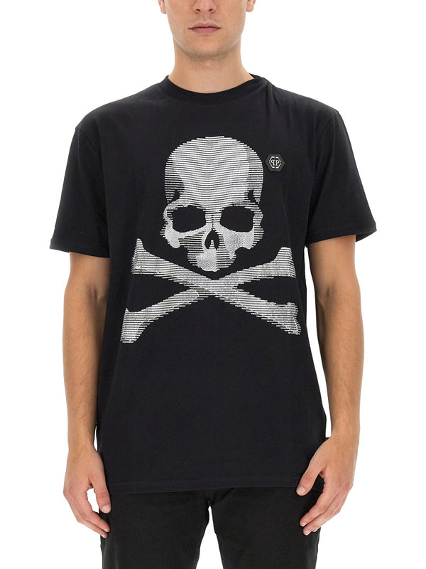T-Shirt With Rhinestones