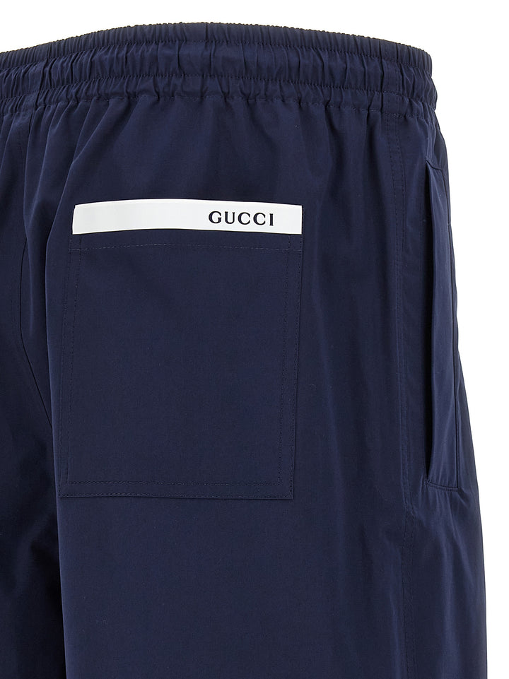 Gucci Cotton Bermuda Shorts Bermuda e Short - Blu | 5857f5d2bc70014cdccf0dda5716a3d1dd1504c4