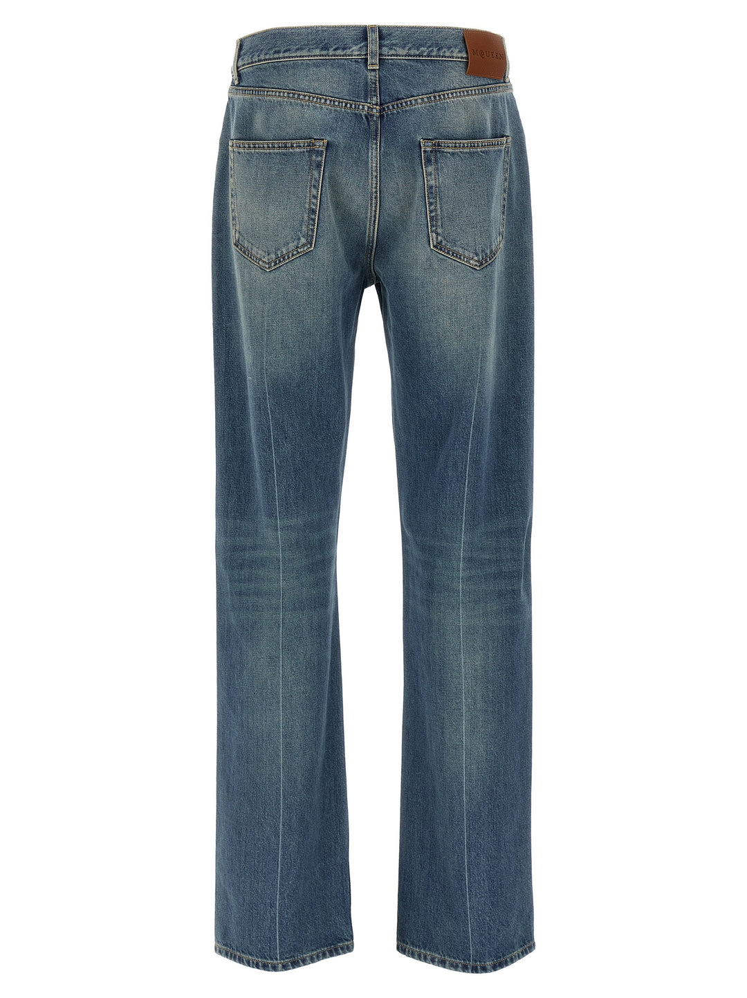 Mcqueen Skull Jeans - Blu | c2e969781d5b904cde706a305b3ba456e015bfb6