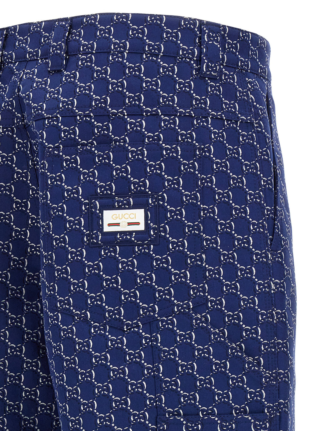 Gucci Gg Shadow Pantaloni - Blu | dc78e6254c88b3d0bd05e623f1d1f9531ea2bf4c