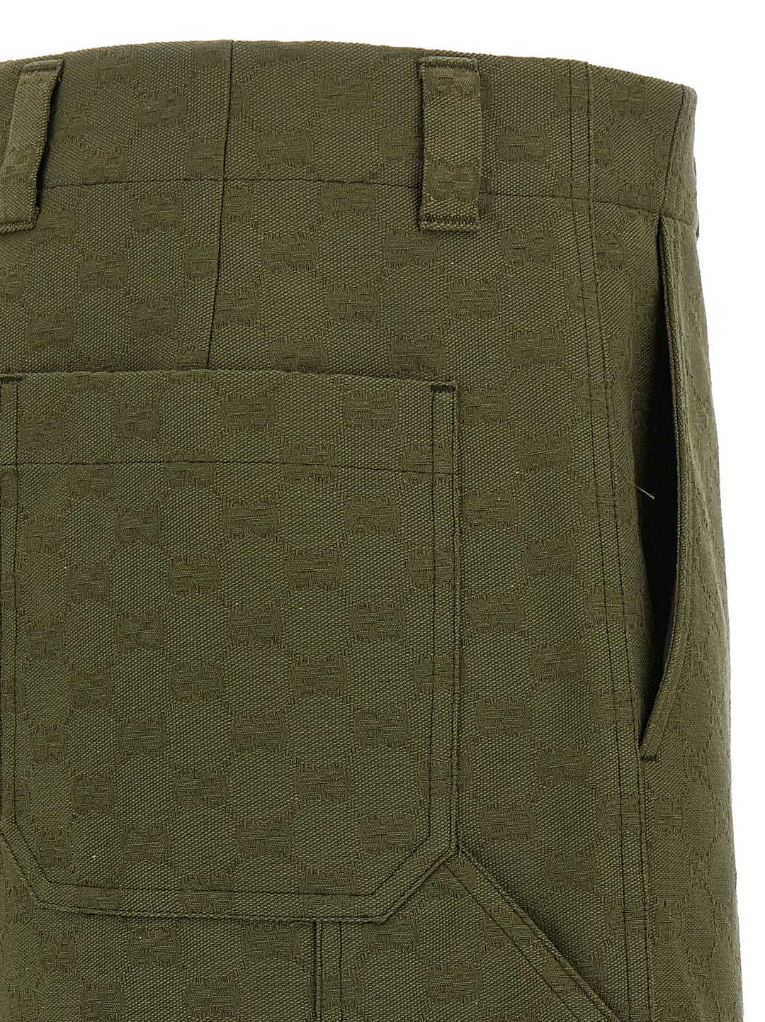 Gucci Bermuda Gg Bermuda e Short - Verde | ae8b86b89bbb719eeb2320021ab04dea7bace9d8