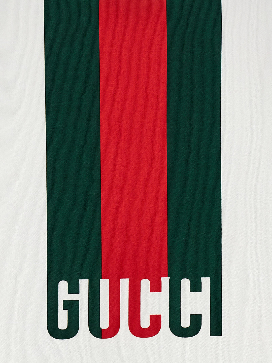 Gucci Nastro Web Hoodie Felpe - Bianco | 46a1a8cc9cd8c474ffab7fb92c434f287a080665