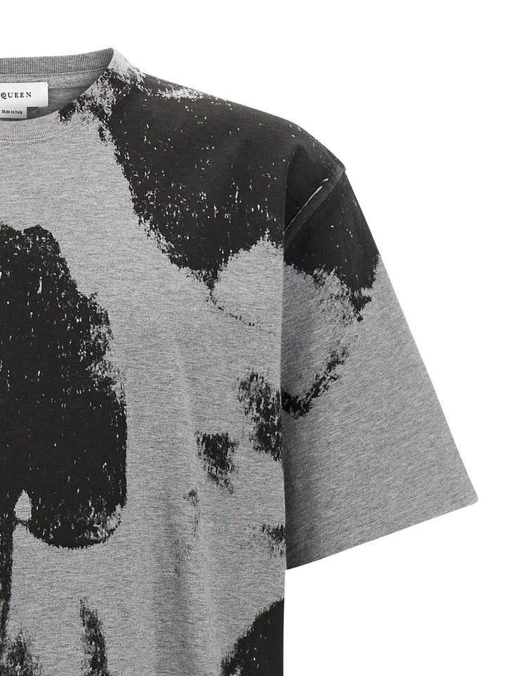 Mcqueen Skull T shirt - Grigio | 1e121bf0f69a3a144e8b3affdf53fe6bdf3a20f6