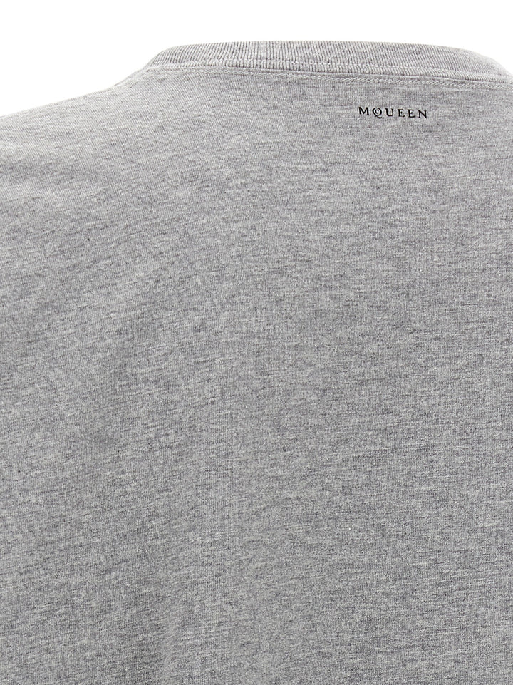 Mcqueen Skull T shirt - Grigio | 0fd6d38f52fcd2660bf063cfc9a096f52f5a426e