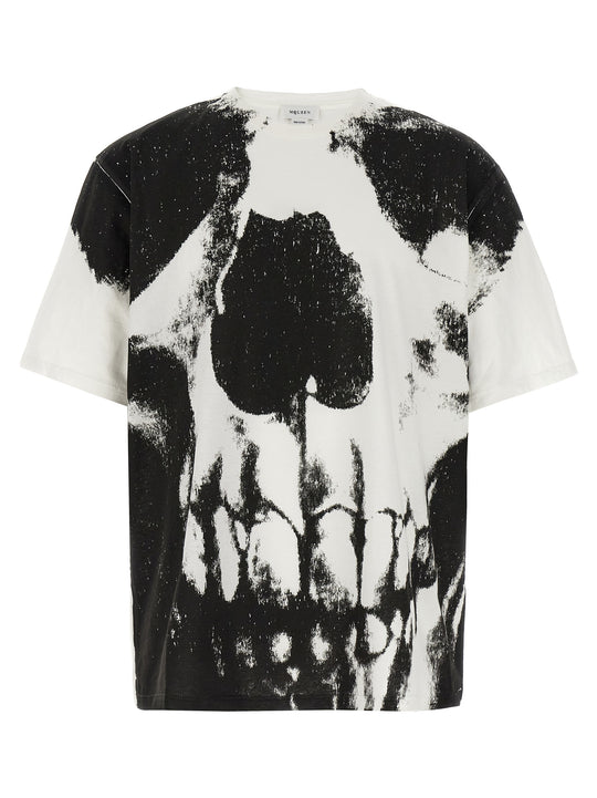 Skull T Shirt Bianco/Nero