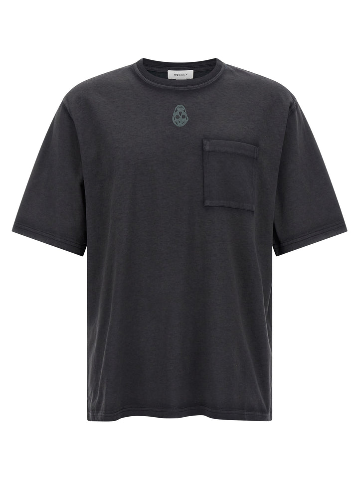 Mcqueen Skull T shirt - Nero | 7f39e05d18b0f8895b54da04fdbfe9efb46e8ecc