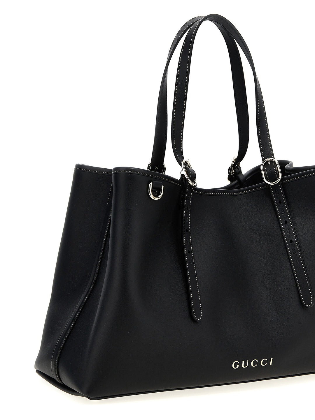 Gucci Gg Emblem Tote - Nero | cb4b2780b06c248a35757d5559667e6731166852