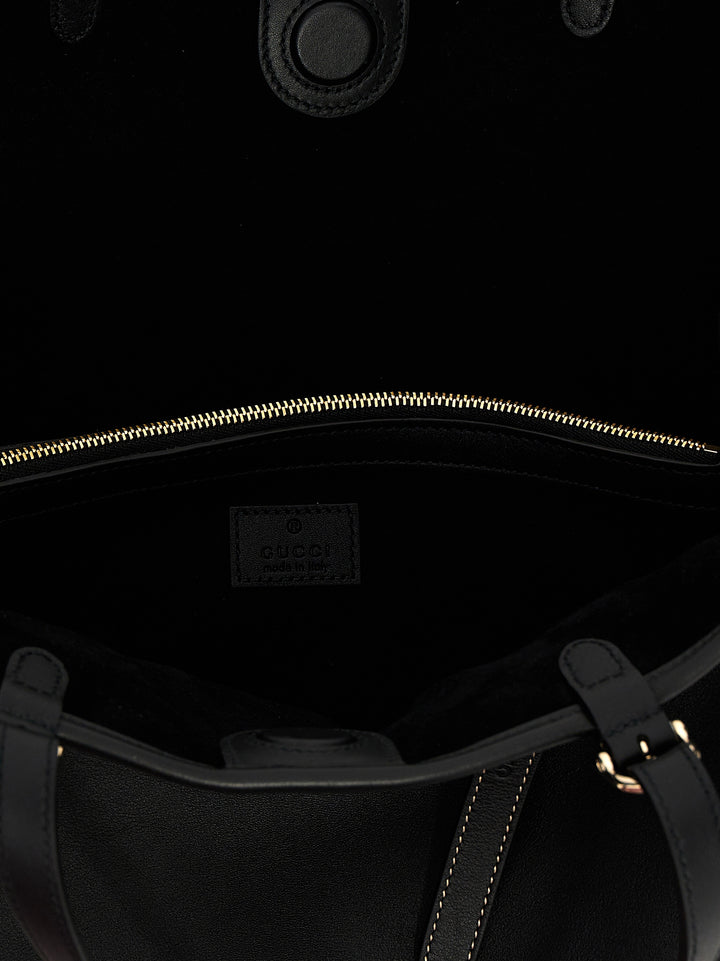 Gucci Gg Emblem Tote - Nero | a7f066392c818c7d5aa41859b44e25442000464c