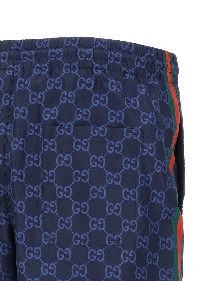 Gucci Nastro Web Beachwear - Blu | d17b44f2302284fbc6abc6ba1d9281bf645e8b87