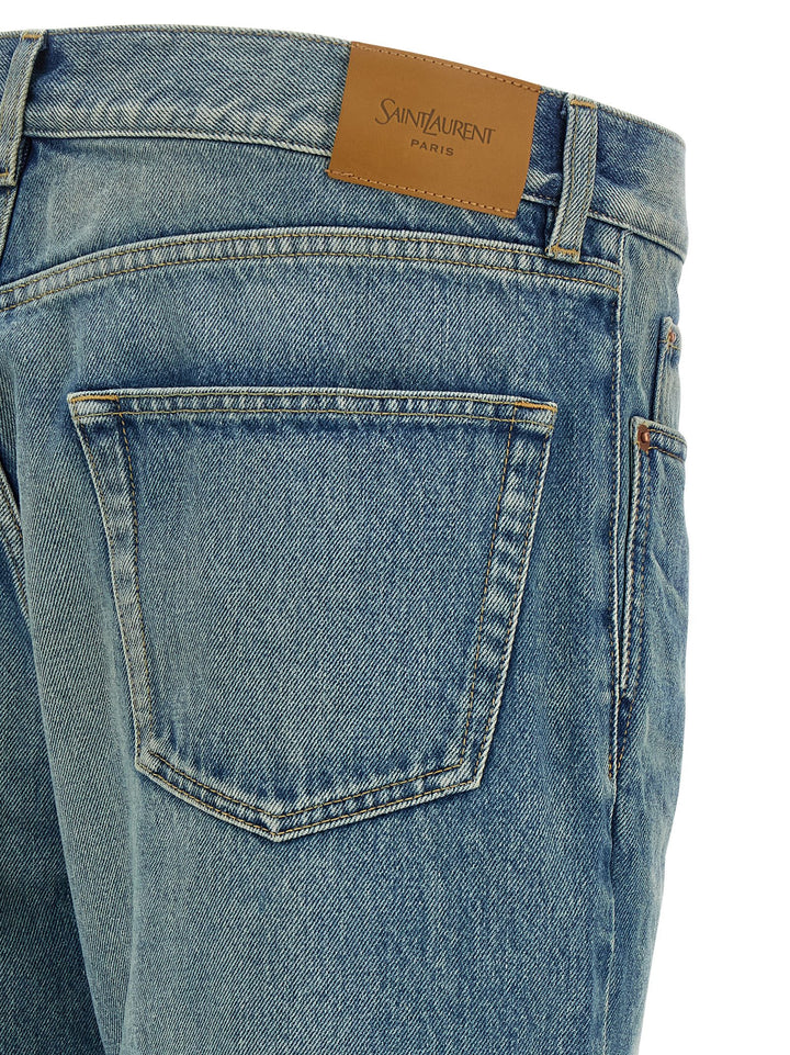 Saint Laurent Mick Jeans - Blu | 888151567e23a65973ff421a5b21f0a9c87f2e85