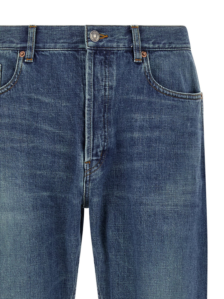 Saint Laurent Mick Jeans - Blu | 0498e980bf2b76678db484a8e03cc70b91dcb0d2