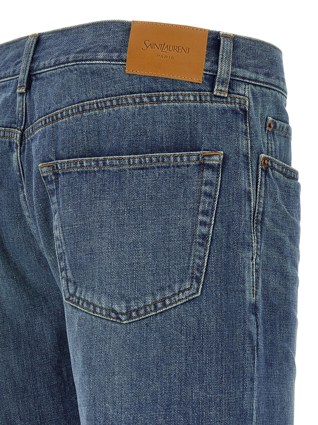 Saint Laurent Mick Jeans - Blu | 8837e29f7e779f45767e59269fb51bb4438dae32