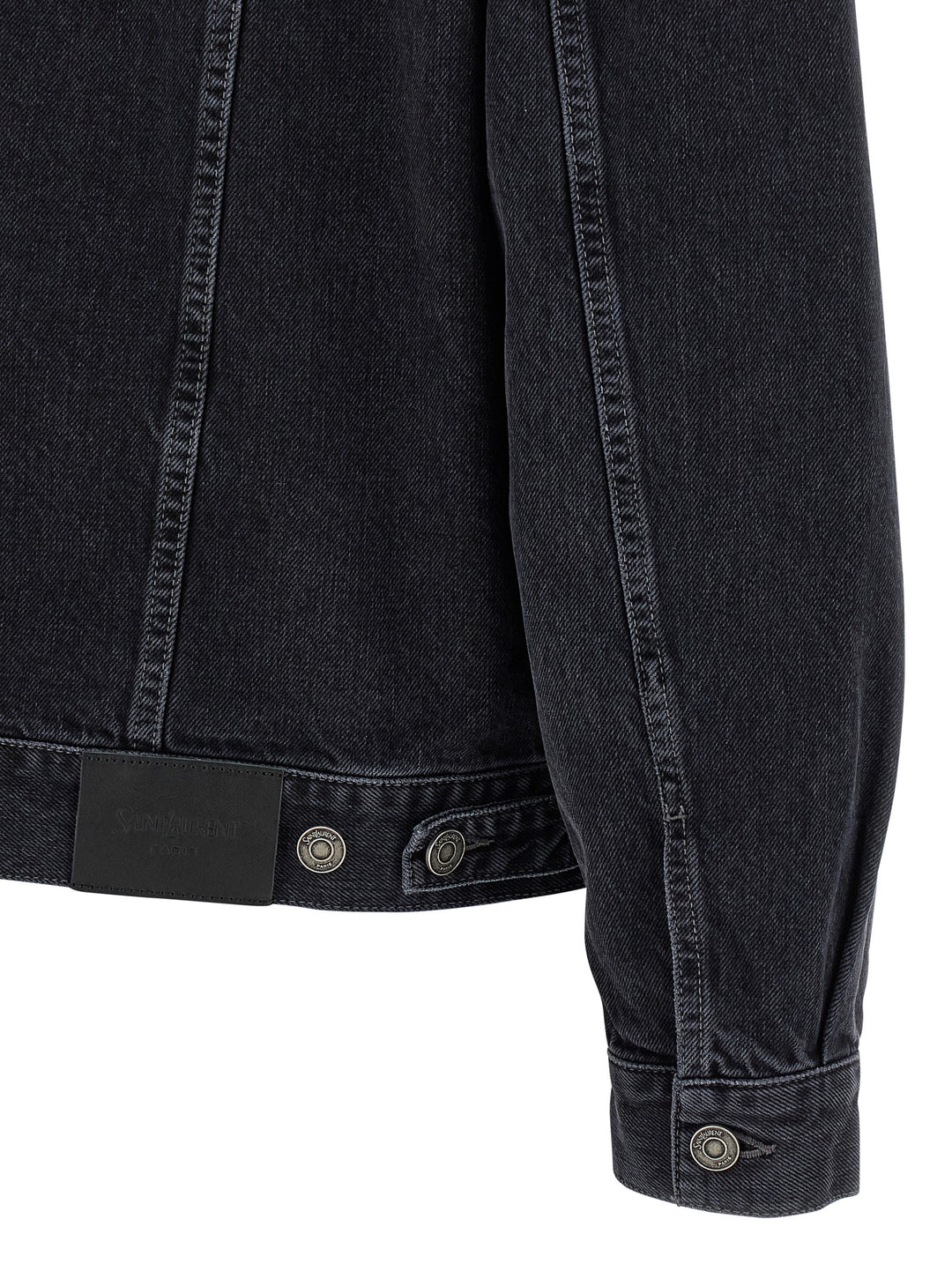 Saint Laurent Trucker Puffer Jackets - Nero | 7e16599e52240896ce2efc02b74d0c38c4dd73eb