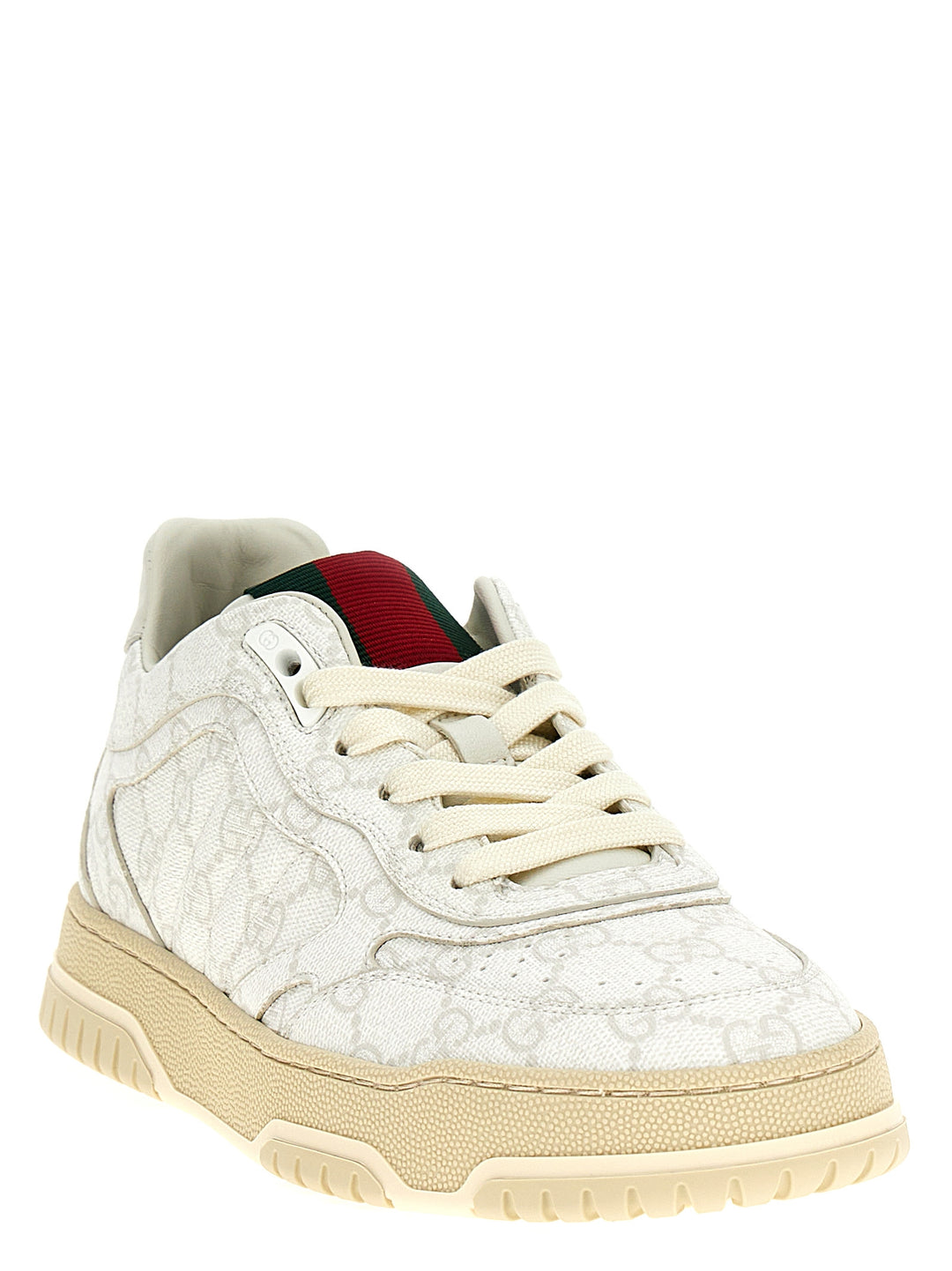 Gucci Gucci Re-Web Sneakers - Bianco | e6ef6ccff6c701b5c188e0dcb6fdf031bd501b13