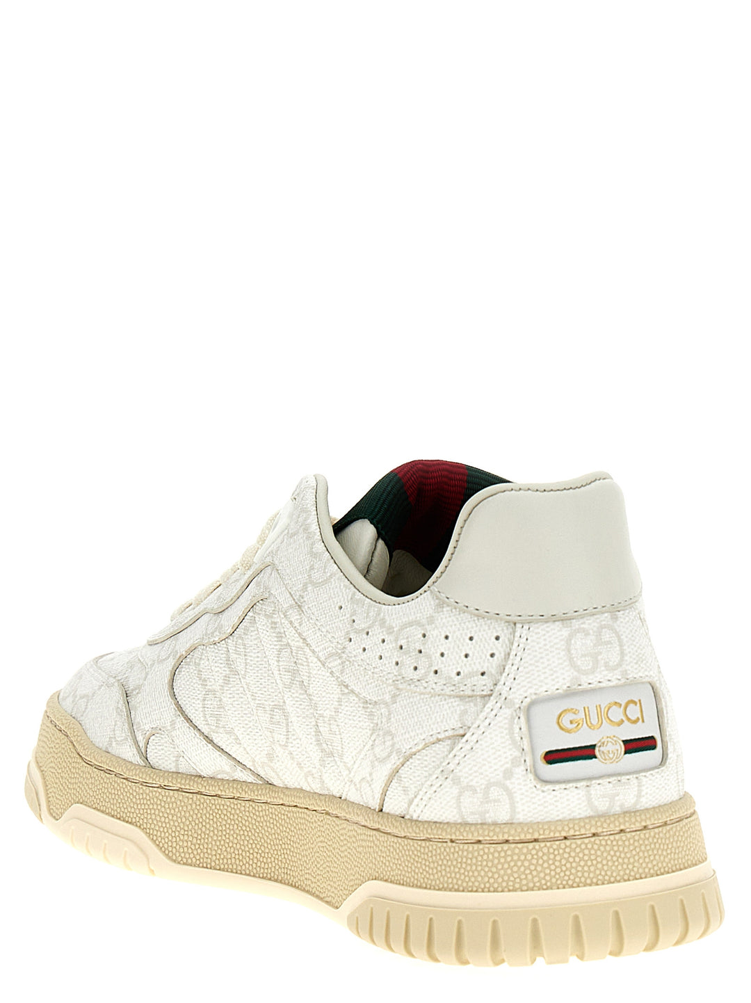 Gucci Gucci Re-Web Sneakers - Bianco | 322dd0c6de274ed1957b6fb22f587a4216b88379