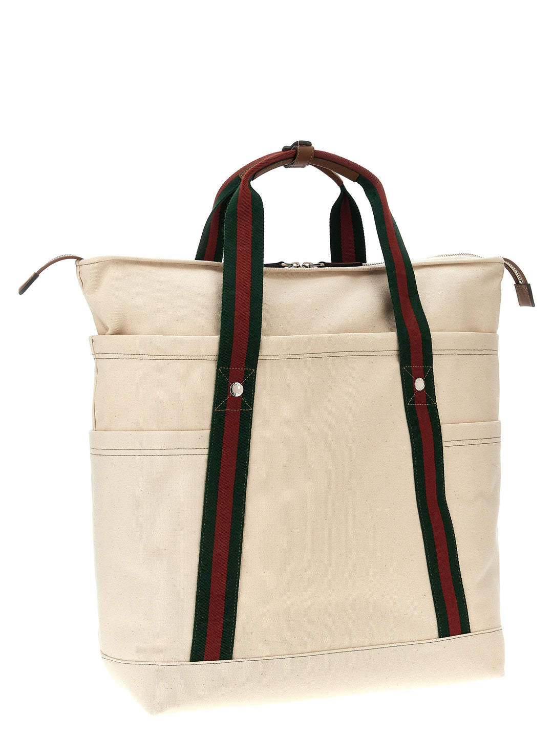 Gucci Large Coat Of Arms Shopping Tote - Bianco | 79bdca5b2cbae39c54682a62eb9292163531efcc