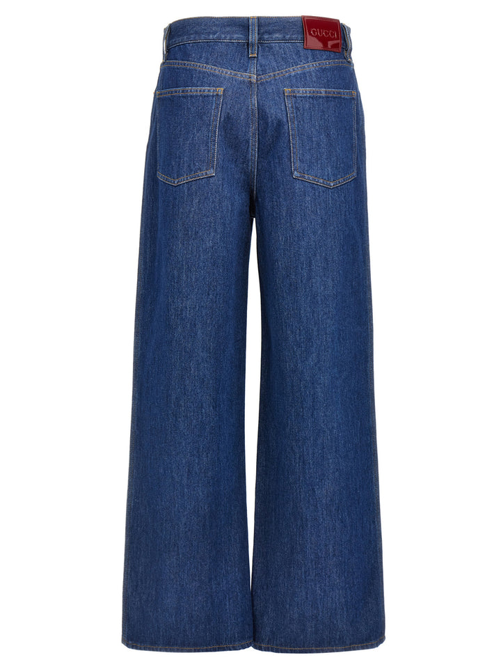 Gucci Cotton Jeans - Blu | 5b93f87633cac1b7d14c172aed9b67cabde1bef0