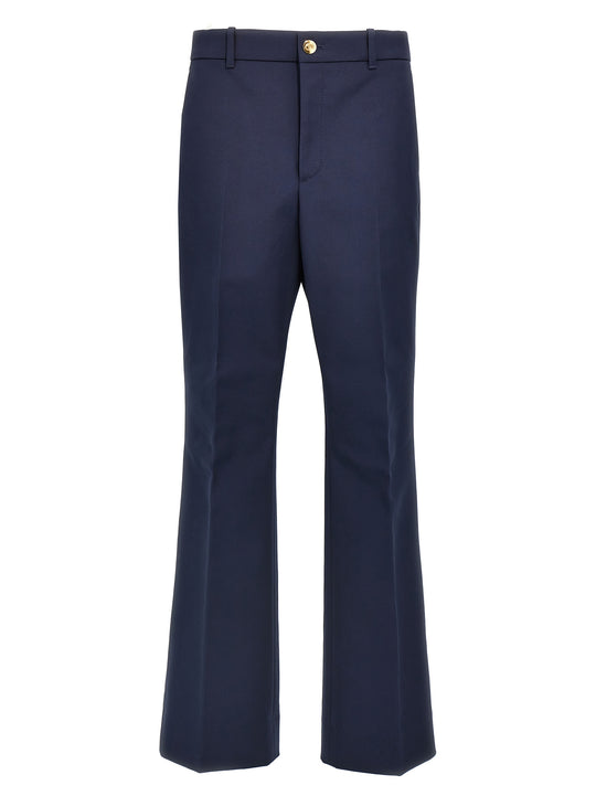 Satin Pantaloni Blu