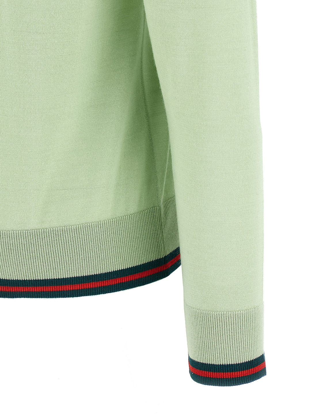 Gucci Cardigan Web Maglioni - Verde | 84e977e388719ce0bb8db48c0e3db4dce048c9d5