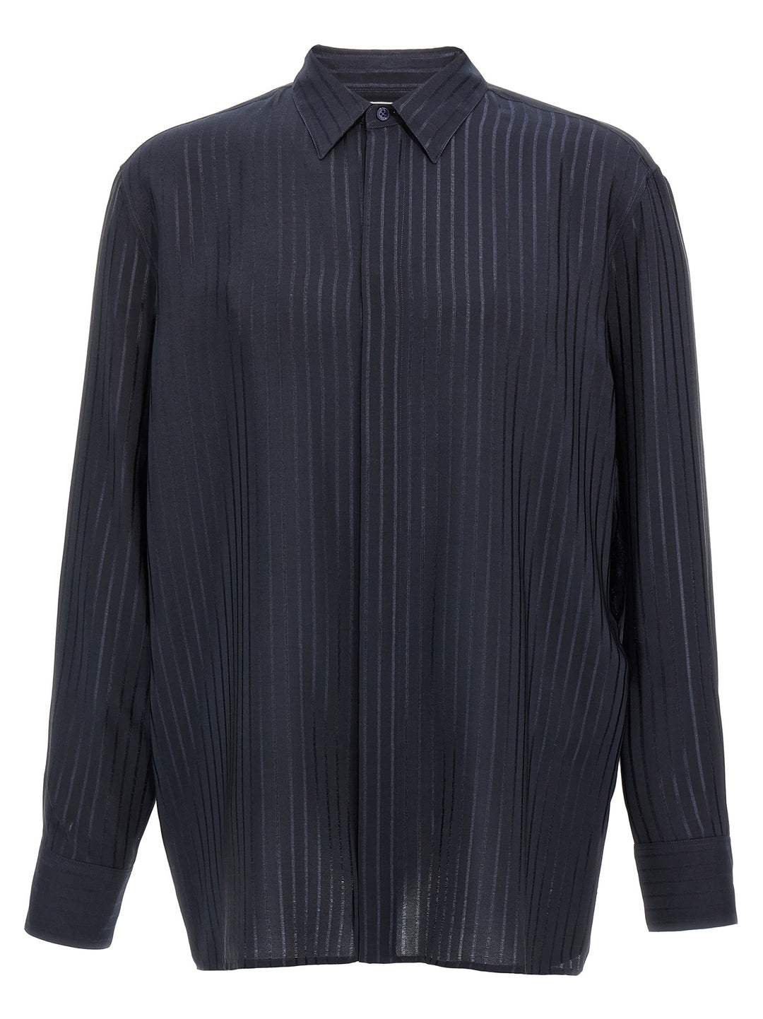 Saint Laurent Striped Shirt Camicie - Blu | 62ca6186b38d1f0a96a4e7ef42bebad0235355be