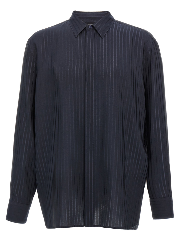Saint Laurent Striped Shirt Camicie - Blu | 62ca6186b38d1f0a96a4e7ef42bebad0235355be