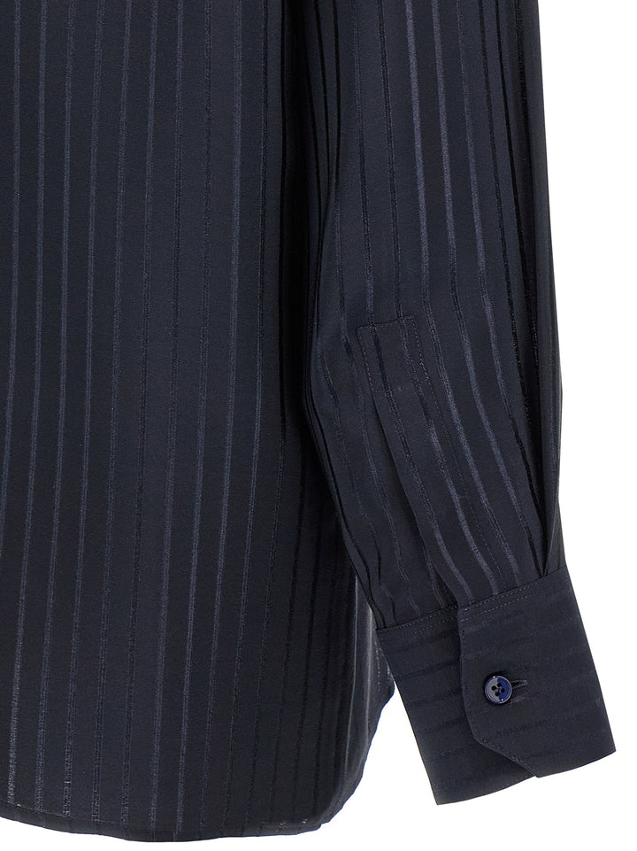 Saint Laurent Striped Shirt Camicie - Blu | 919bdfe7f444c68f75850089d6ce58562b9f8ac8
