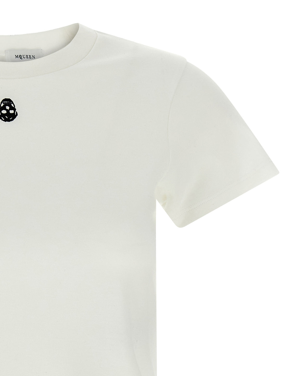 Mcqueen Skull T shirt - Bianco | 742c6b7beb277cc3e9fa7c519150dbc529f59bf5