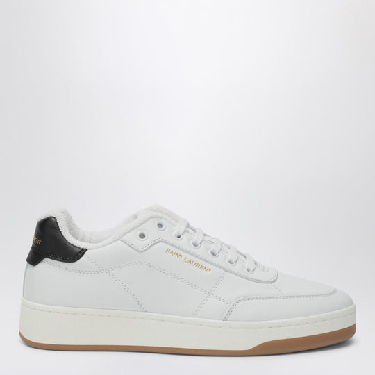 White Sl/61 Sneakers In Smooth Leather