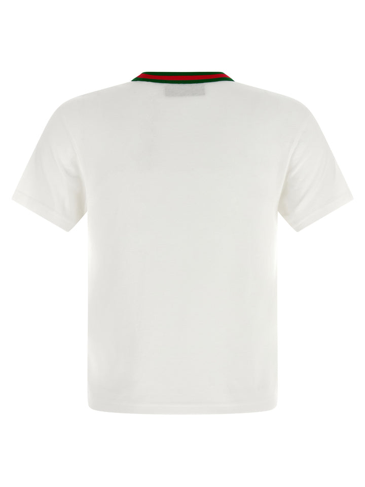 Gucci Web T shirt - Bianco | 2b45d76e91ae9b66ba530abd8a32f6cb29c08f63