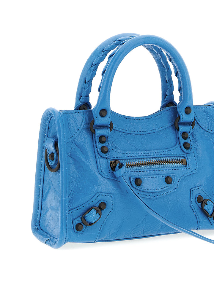 Balenciaga Le City Nano Borse a Mano - Celeste | 7dced667938bb9d1e09484d275b1c4b8b009c0d1