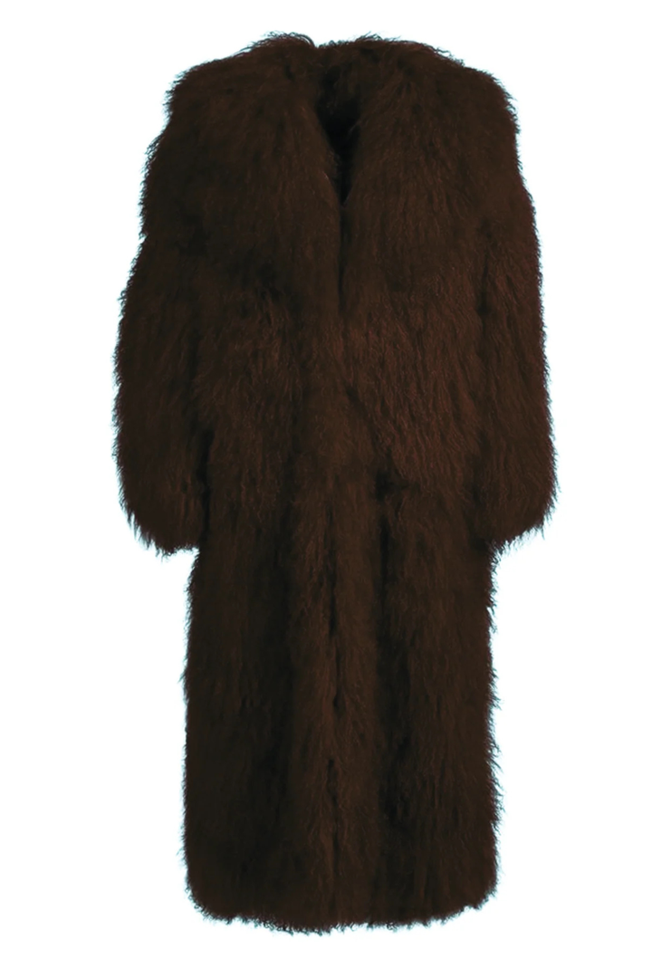 Cappotto Rouselin Marrone in Mongolia