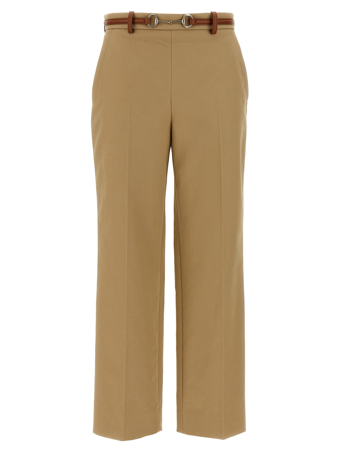 Gucci Horsebit Pantaloni - Beige | da98bc7b939003f7a345fff37fccca021d836b11