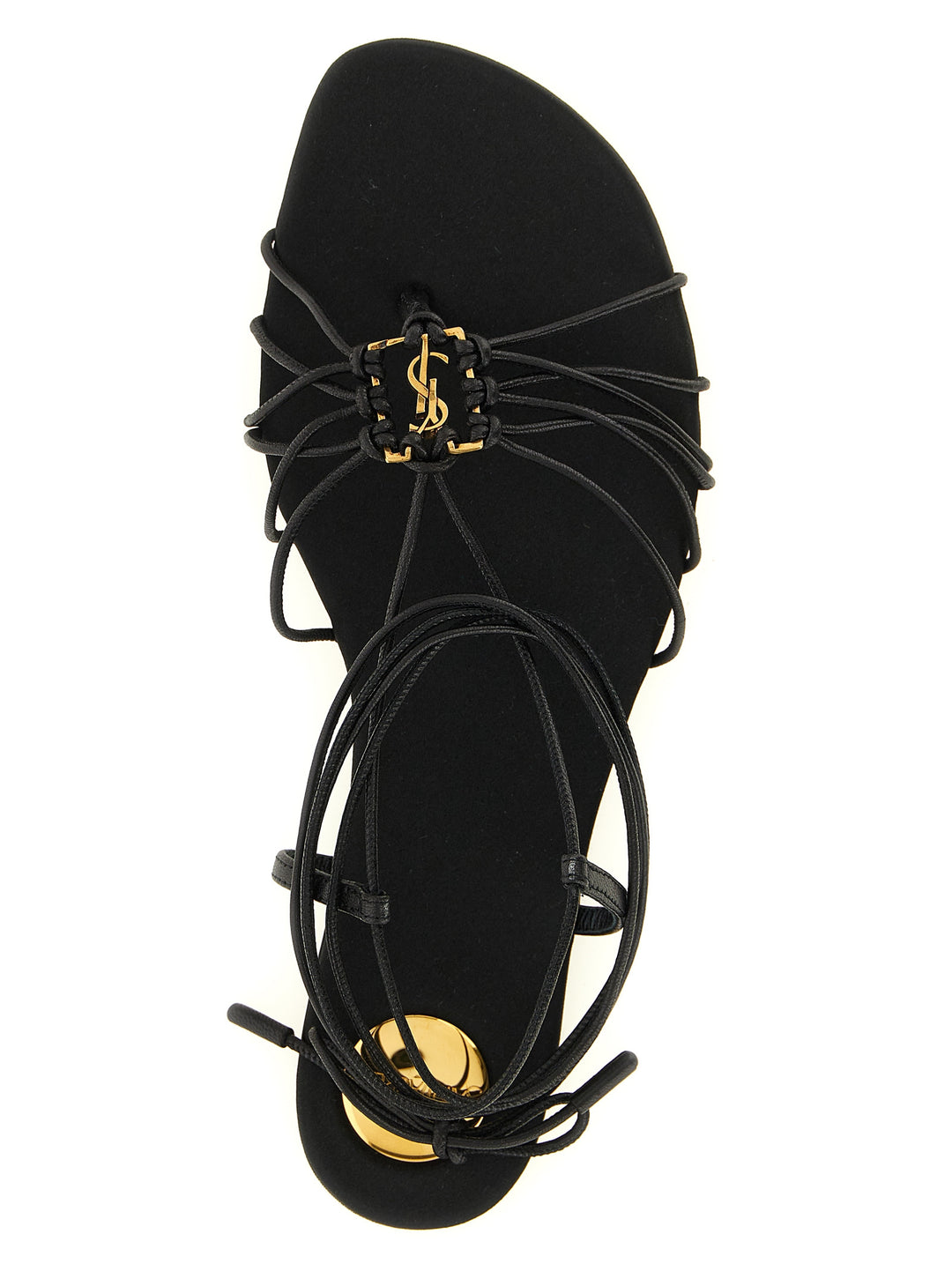 Saint Laurent Babylone Sandali - Nero | f6a51397efa845882d4ab1fff9746a280fcc8476
