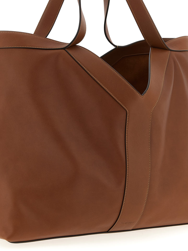 Saint Laurent Y Tote - Marrone | 8bd91ede4e2bd1e0639f51fb068ab741f94d829a
