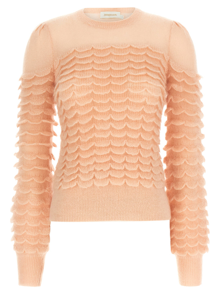 Zimmermann Hypnotic Scallop Maglioni - Rosa | e0f1a08b68a7fbaa4a5f7013ba65fe3941f926e3