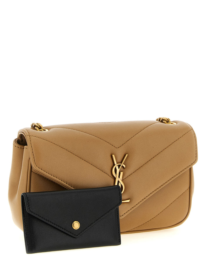 Saint Laurent Loulou Borse a Tracolla - Beige | af45d63200532f542d028a28a3b699e0ed30f268