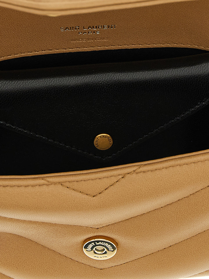 Saint Laurent Loulou Borse a Tracolla - Beige | 0099651a9738aa135437140f8cd3082827cf59a4