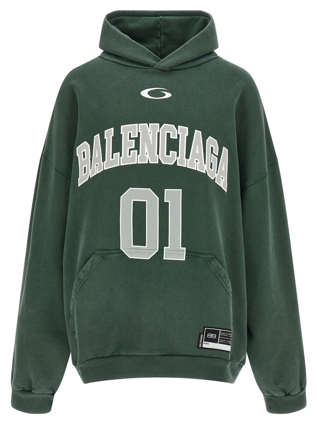 Balenciaga Basketball Felpe - Verde | a3acfc6417dc758e8f4b7cf5d7377bdbac1234e1