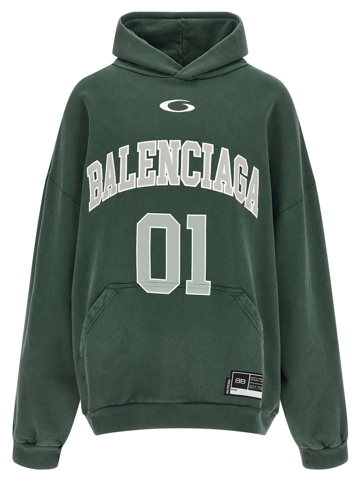 Balenciaga Basketball Felpe - Verde | a3acfc6417dc758e8f4b7cf5d7377bdbac1234e1