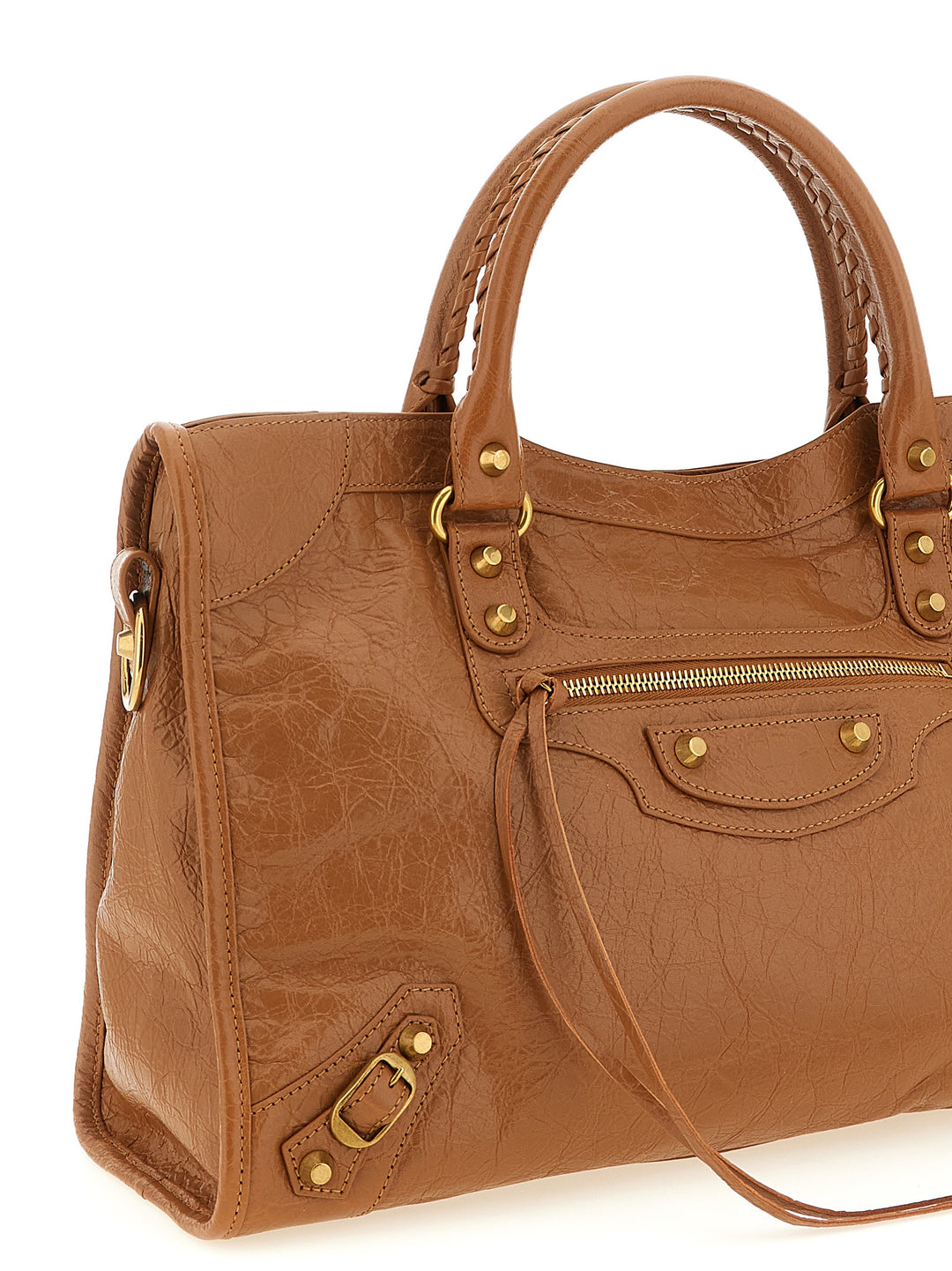 Balenciaga Le City M Borse a Mano - Marrone | dc913ae30abf08ad19f2980ac5db2c73d6fc62e5