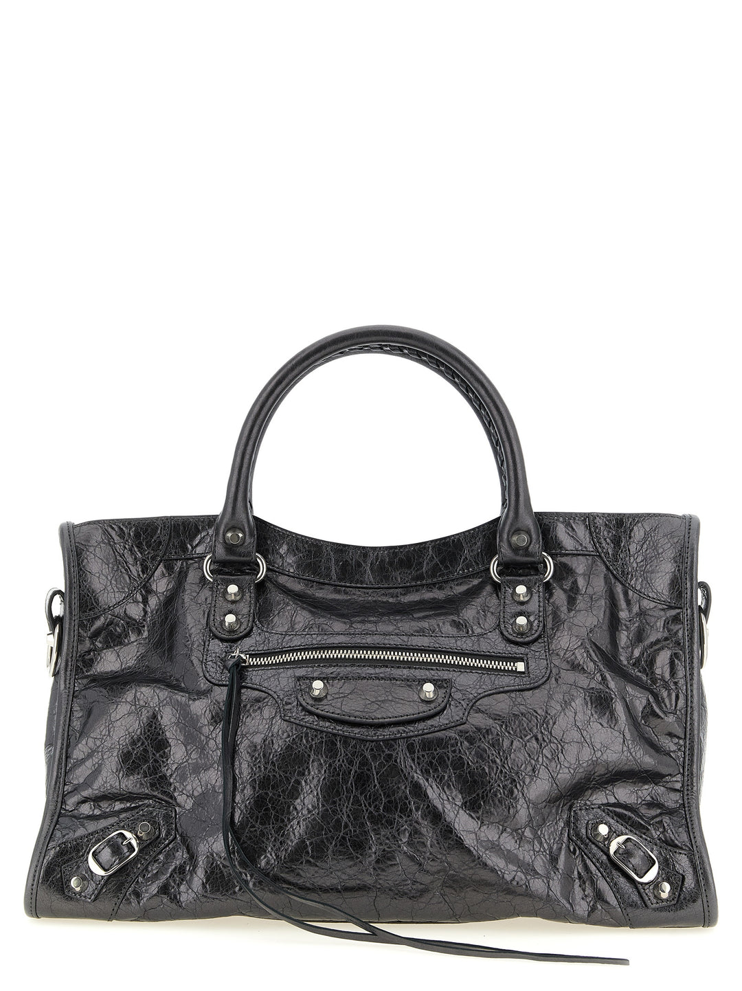 Balenciaga Le City M Borse a Mano - Silver | 4653a7c10d19df830fb255c100a7c68e6eb44cf5
