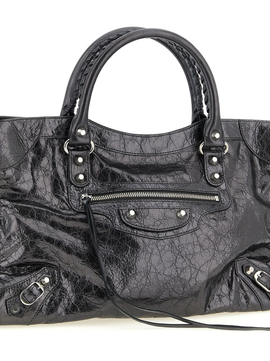 Balenciaga Le City M Borse a Mano - Silver | 9e90070c12792a38ab3bd340199d70310977fb5a