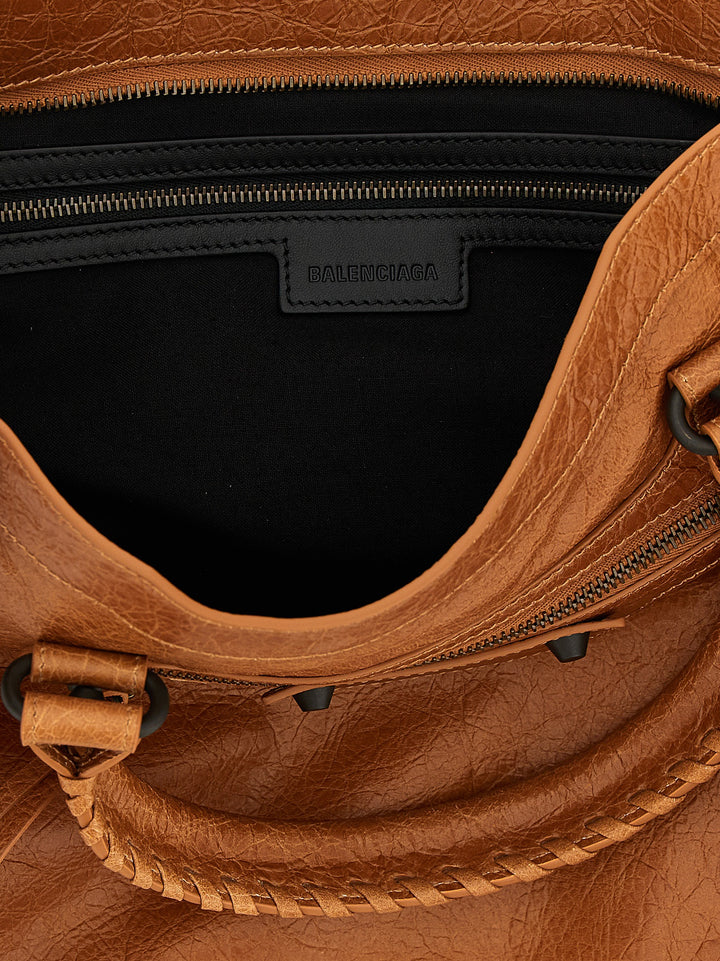 Balenciaga Le City Bag M Borse a Mano - Marrone | 11f3249450eabab57a3143fc5a9797dfa4f4128b