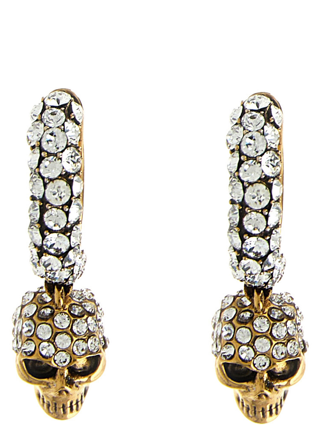 Mcqueen Skull Earrings Gioielli - Oro | 1cea9496d49c23106feccc26880537d32753d8e8