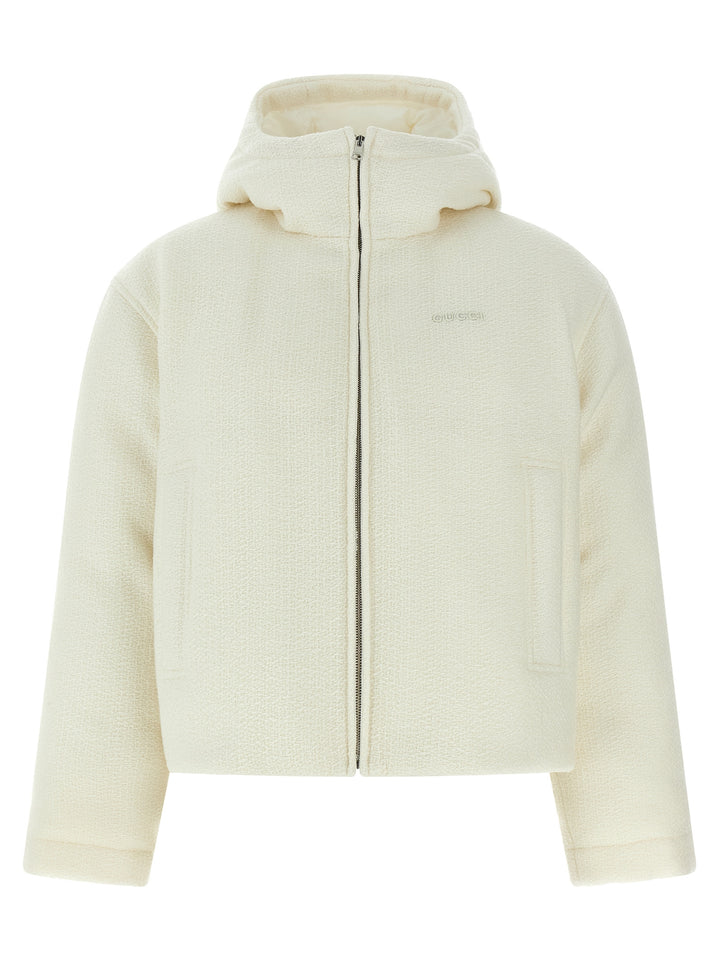 Gucci Bouclé Wool Jacket Puffer Jackets - Bianco | 5ff0161729180e687d10231e0eda37a094ec1640