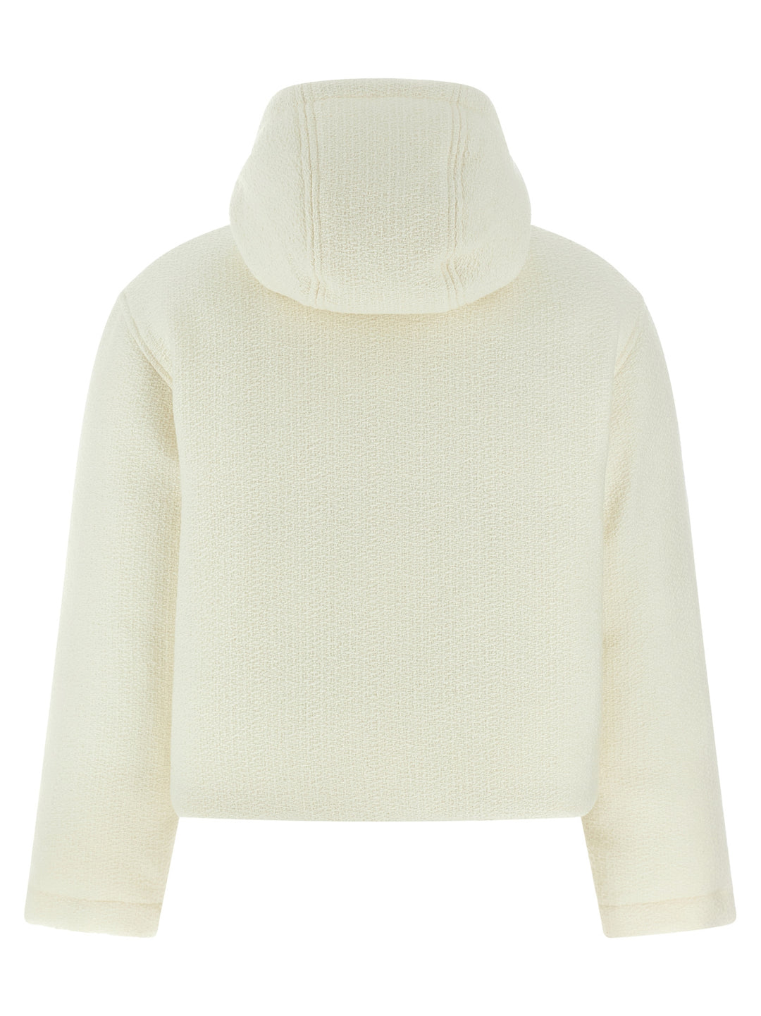 Gucci Bouclé Wool Jacket Puffer Jackets - Bianco | 2543e4edc9fb6b8743ea50b9533ac9d6aa244972