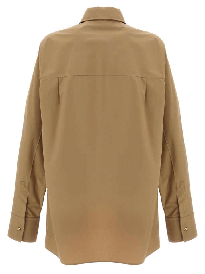 Gucci Embossed Logo Shirt Camicie - Beige | 2b31eea466e393dd205352d5278aaa5377cca6f4