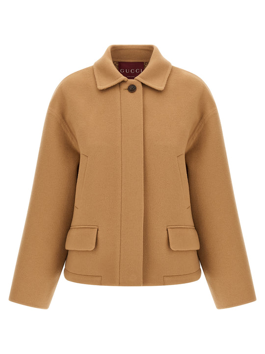 Caban Coat Trench E Impermeabili Beige